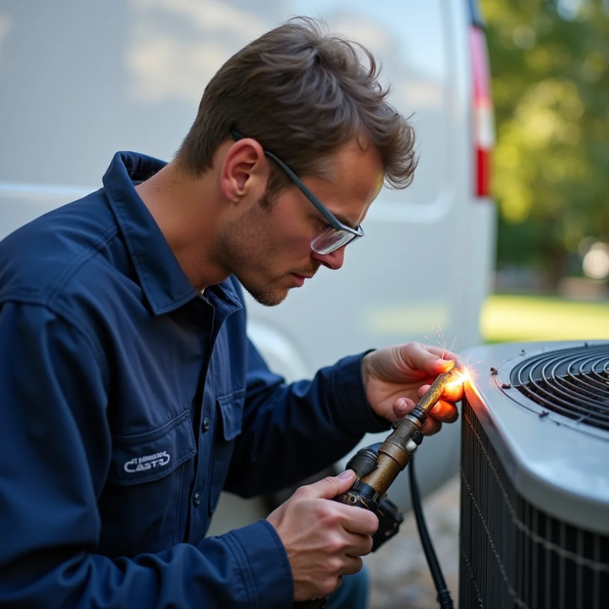 Polar Refrigeration & Air Control technician providing ac installation in Chicago, IL